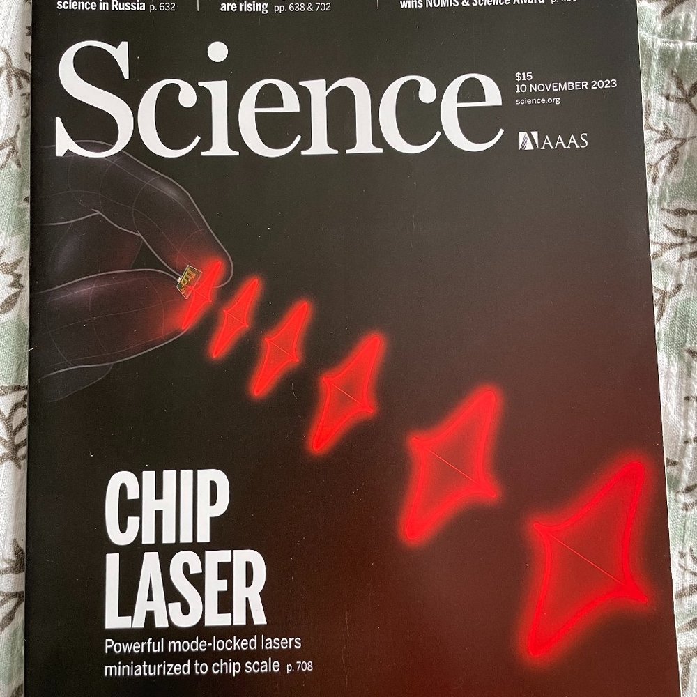 Science — Chip Laser: Powerful mode-locked lasers miniaturized to chip scale